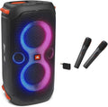 Black Portable Bluetooth Speaker with Built-in Lights K526