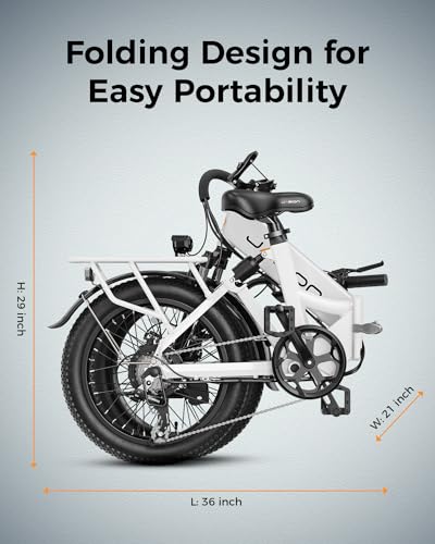 850W 48V 10AH 20" Fat Tire Folding Electric Bike I771115