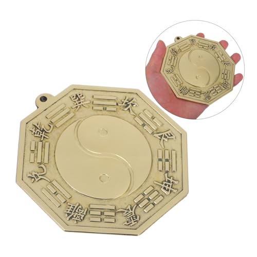 Brass Bagua Mirror Wall Hanging A975219