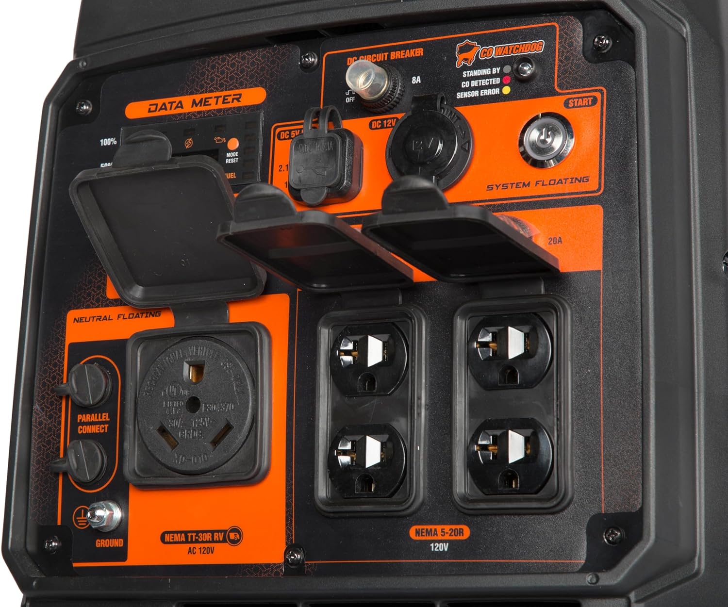 4800-Watt Dual Fuel Portable Inverter Generator K173826
