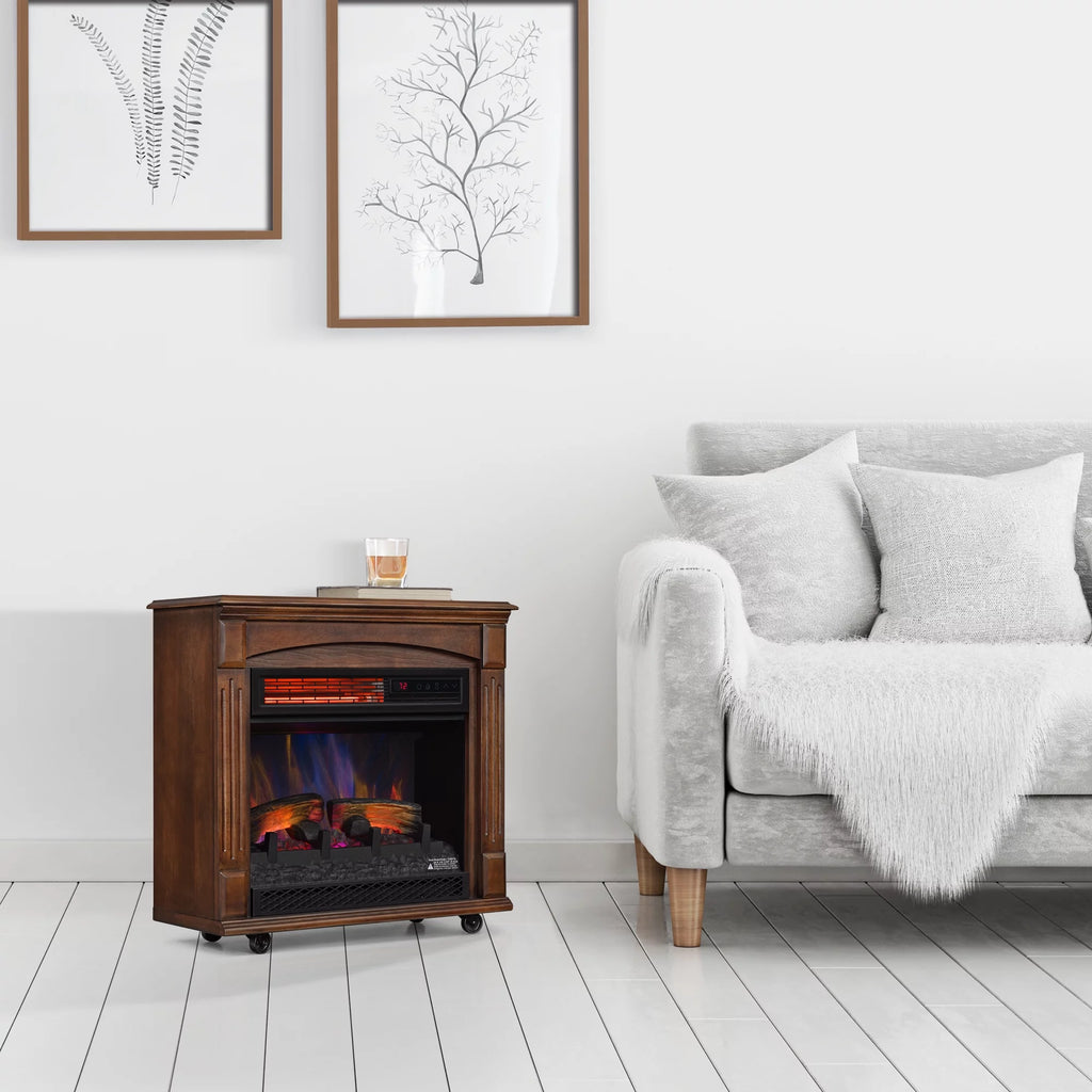 Caramel Birch Electric Fireplace E6222