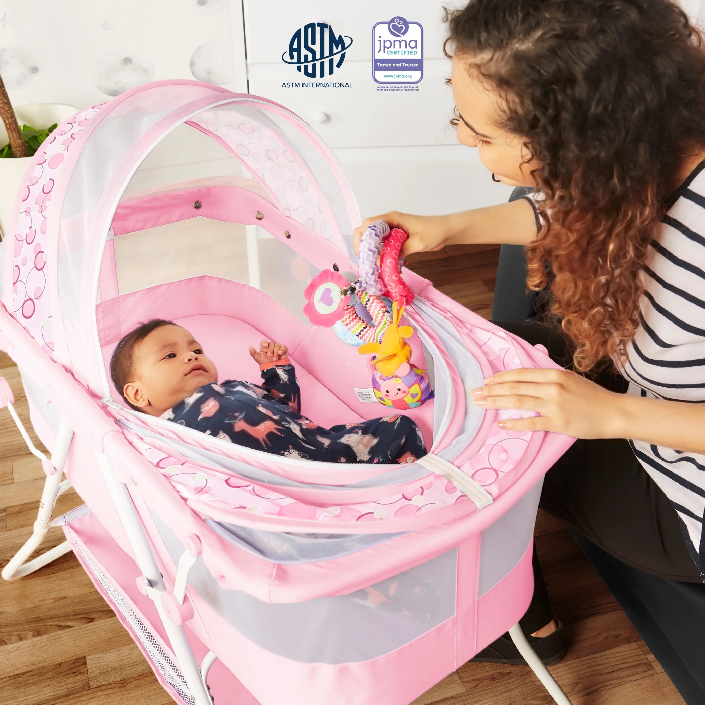 Pink Bassinet K157