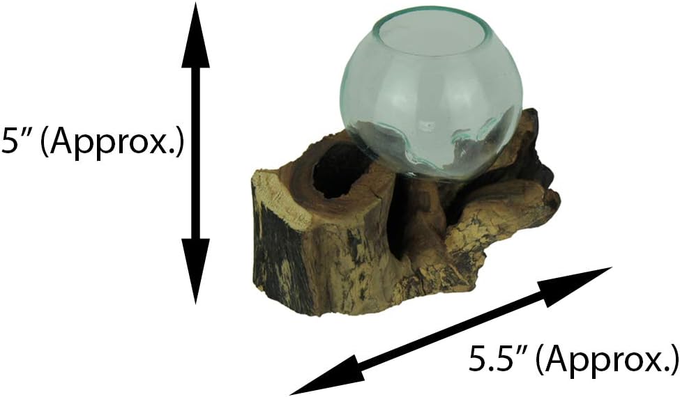 Set of 2 Decorative Bowl Vase Planter O57020