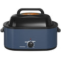 Silver Stainless Steel Electric Roaster Oven with Removable Pan and Rack T6966