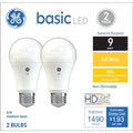 100 Watt Soft White A19 LED Light Bulbs (2 Pack) K456