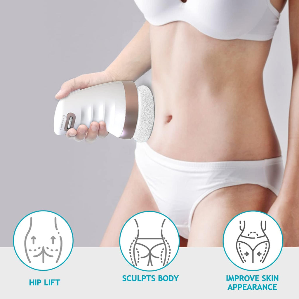 Electric Deep Tissue Cellulite Remover Massager (White) Q772