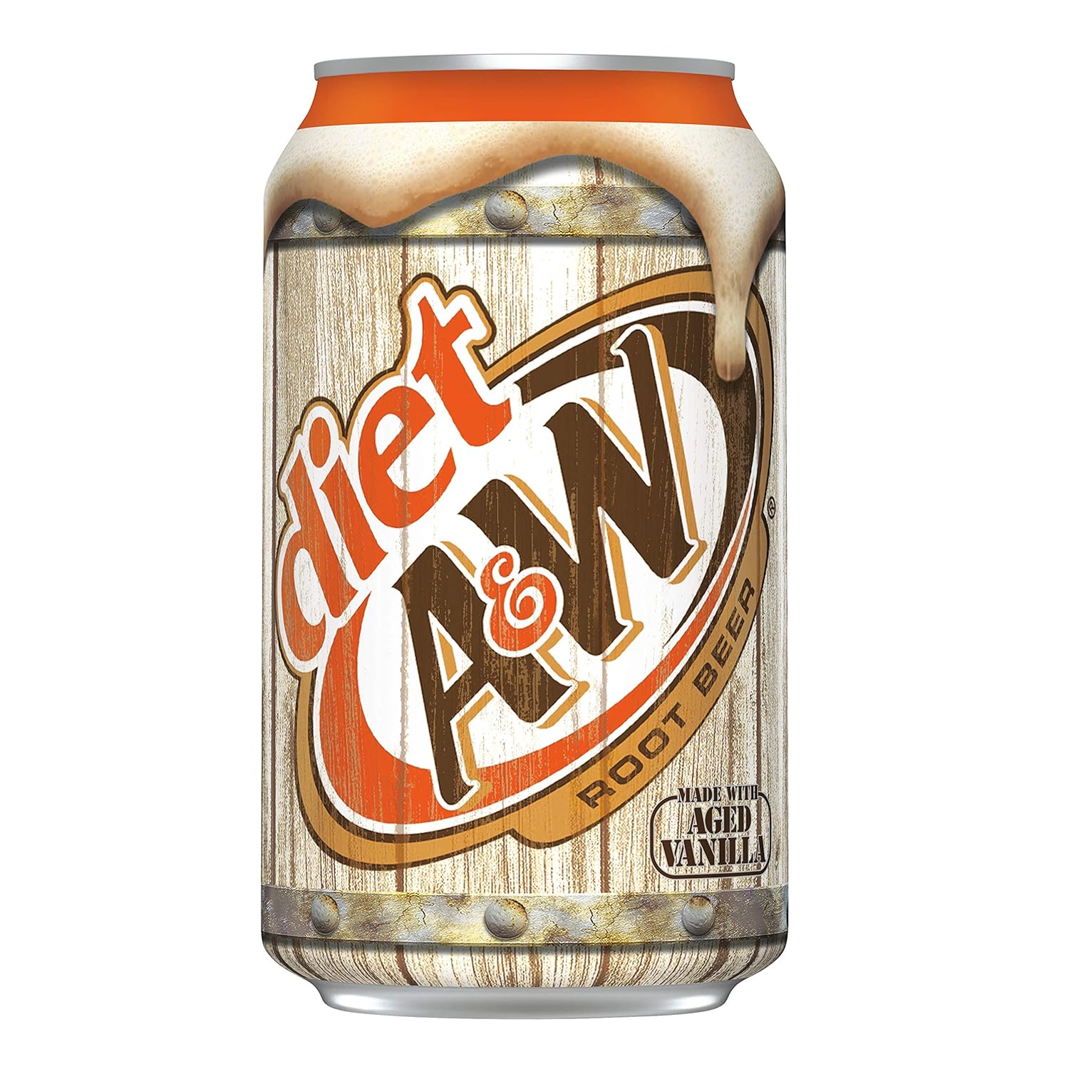 Diet Root Beer, 12 Fl Oz Can, Pack of 18 W8124