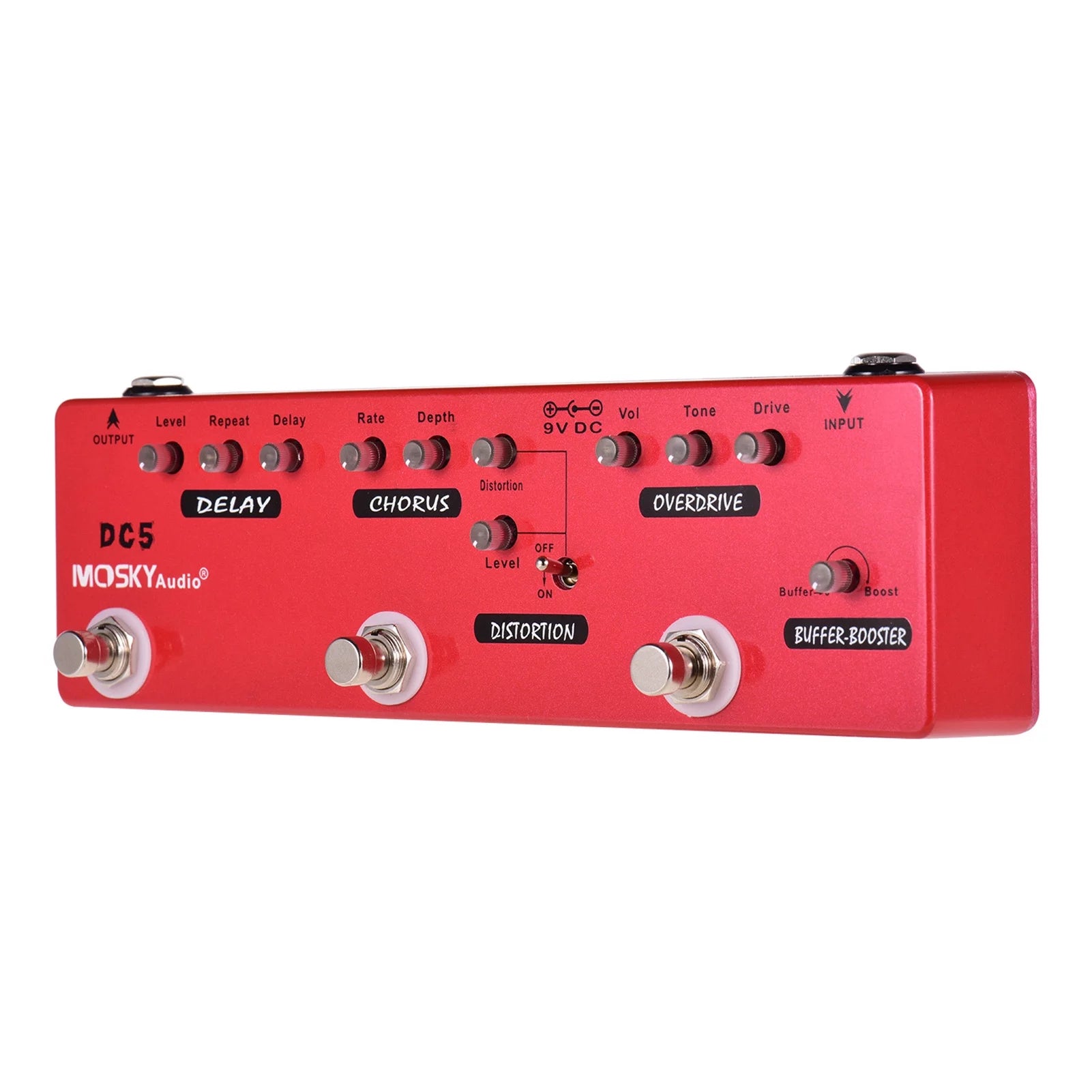 True Bypass Full Metal Shell Guitar Multi-Effects Pedal H310284