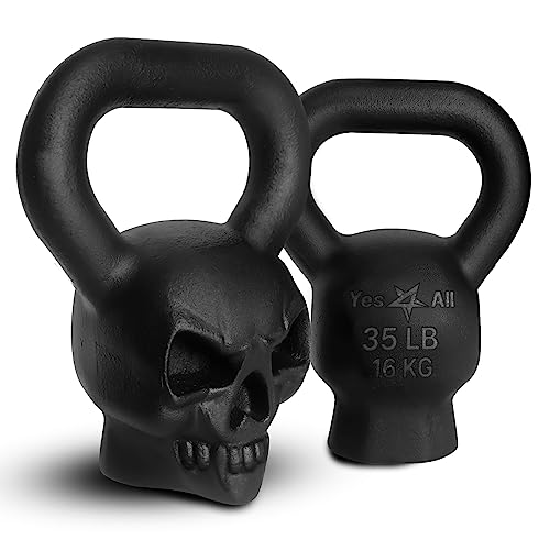 Cast Iron Kettlebell with Anti Slip Powder Coated Handle H9486