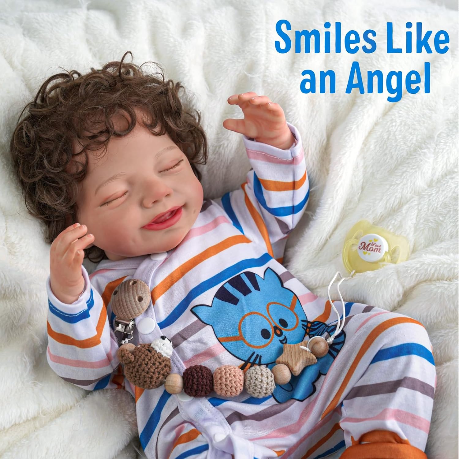 20-Inch Soft Body Reborn Baby Dolls with Toy Accessories O92951
