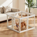 White 24" H Plastic Dog Playpen K2136