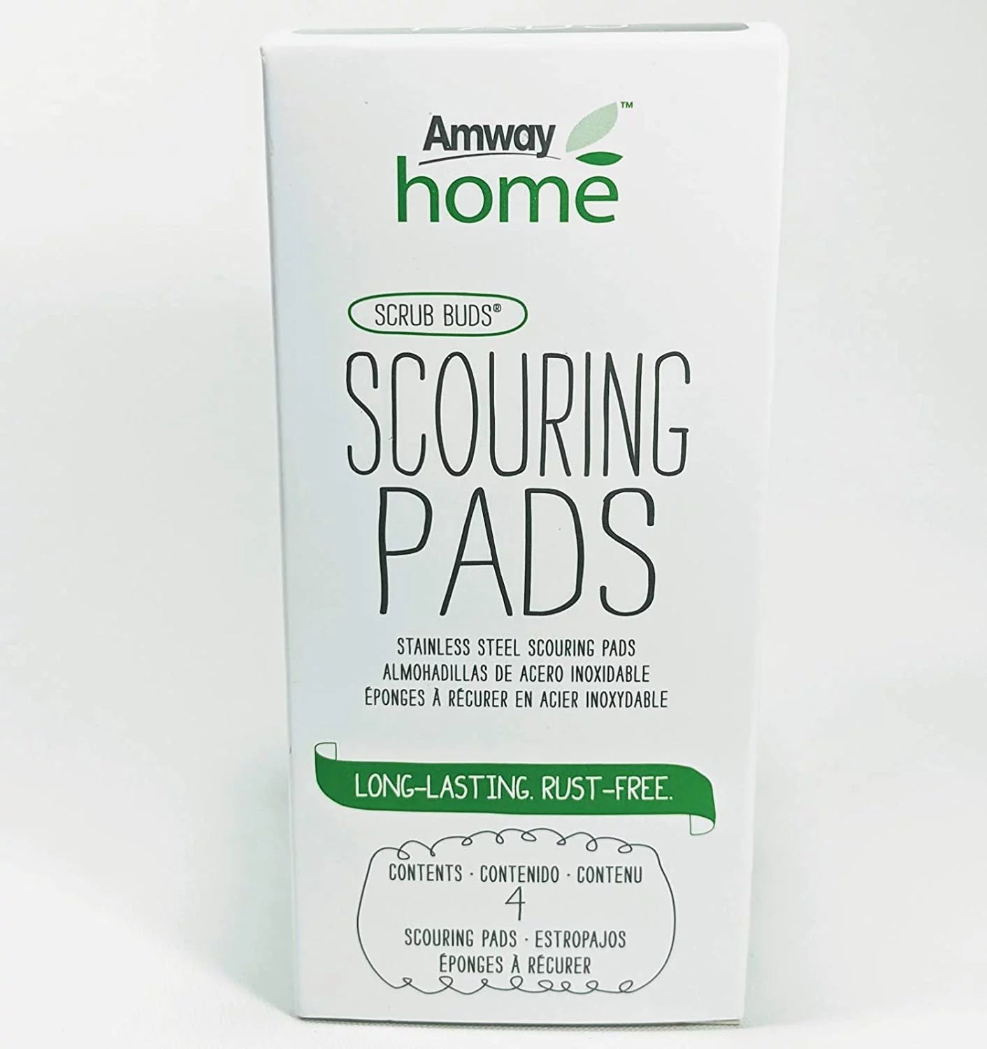 4 Pack Stainless Steel Scouring Pads K4944