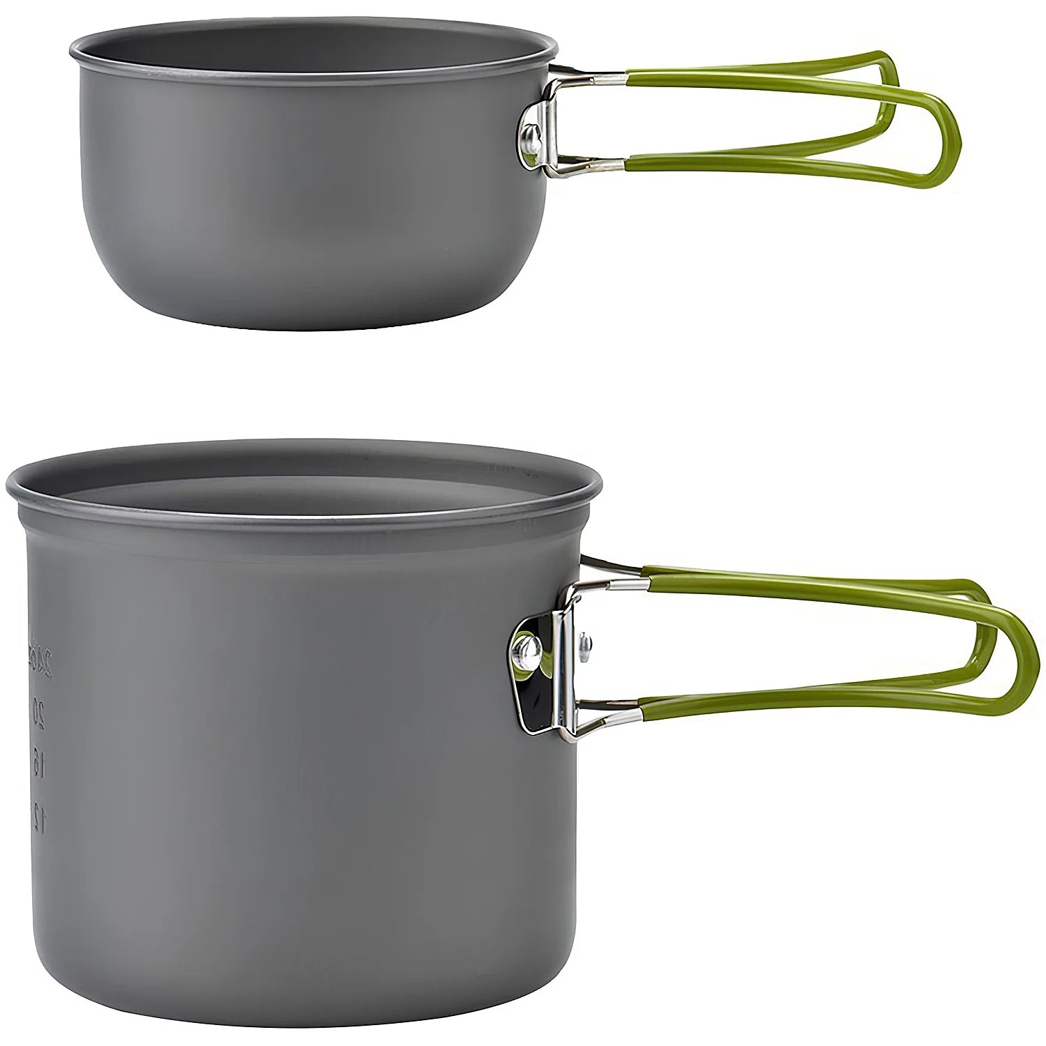 Compact Non-Stick Stainless Steel Camping Cookware Set Q337