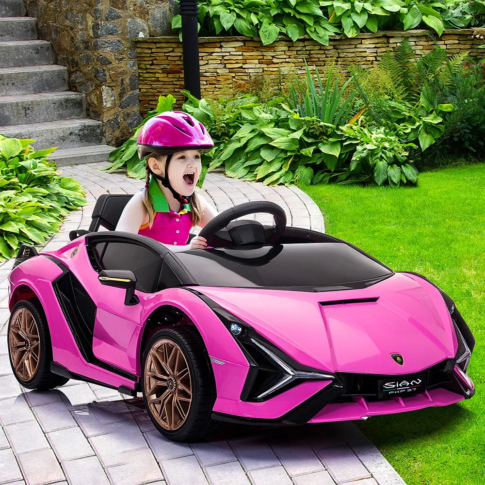Pink 12V Electric Ride on Car with Remote Control C431061