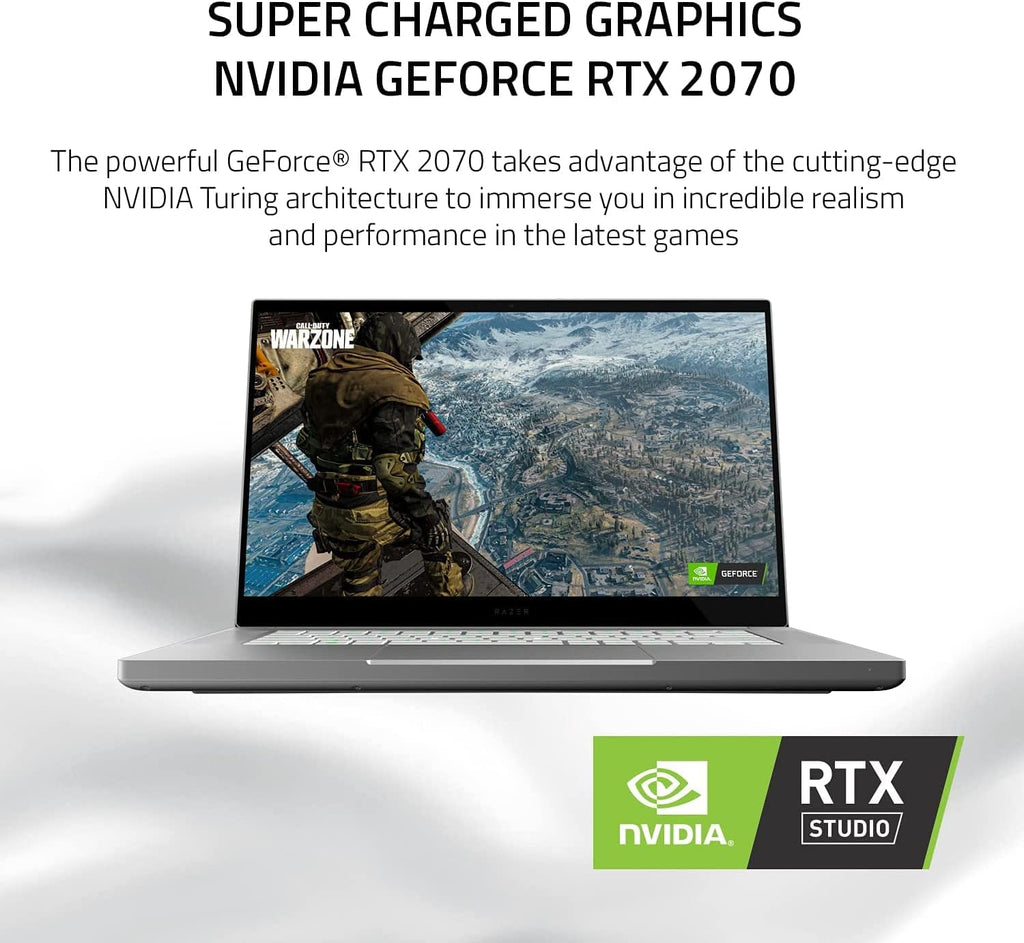 15.6” 4K OLED Display Intel i7-10750H 5.0GHz NVIDIA GeForce RTX 2070 Max-Q 8GB GDDR6 Gaming Laptop X812403