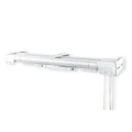 White Heavy Duty Double Traverse Rod 84-156x22 L8966