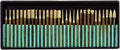 30 Piece Titanium Coated Diamond Drill Burr Set H388217