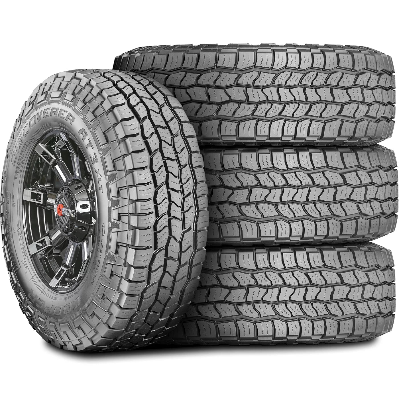 Set of 4 Cooper Discoverer AT3 XLT LT 285/65R20 Load E 10 Ply All Terrain Tires I883
