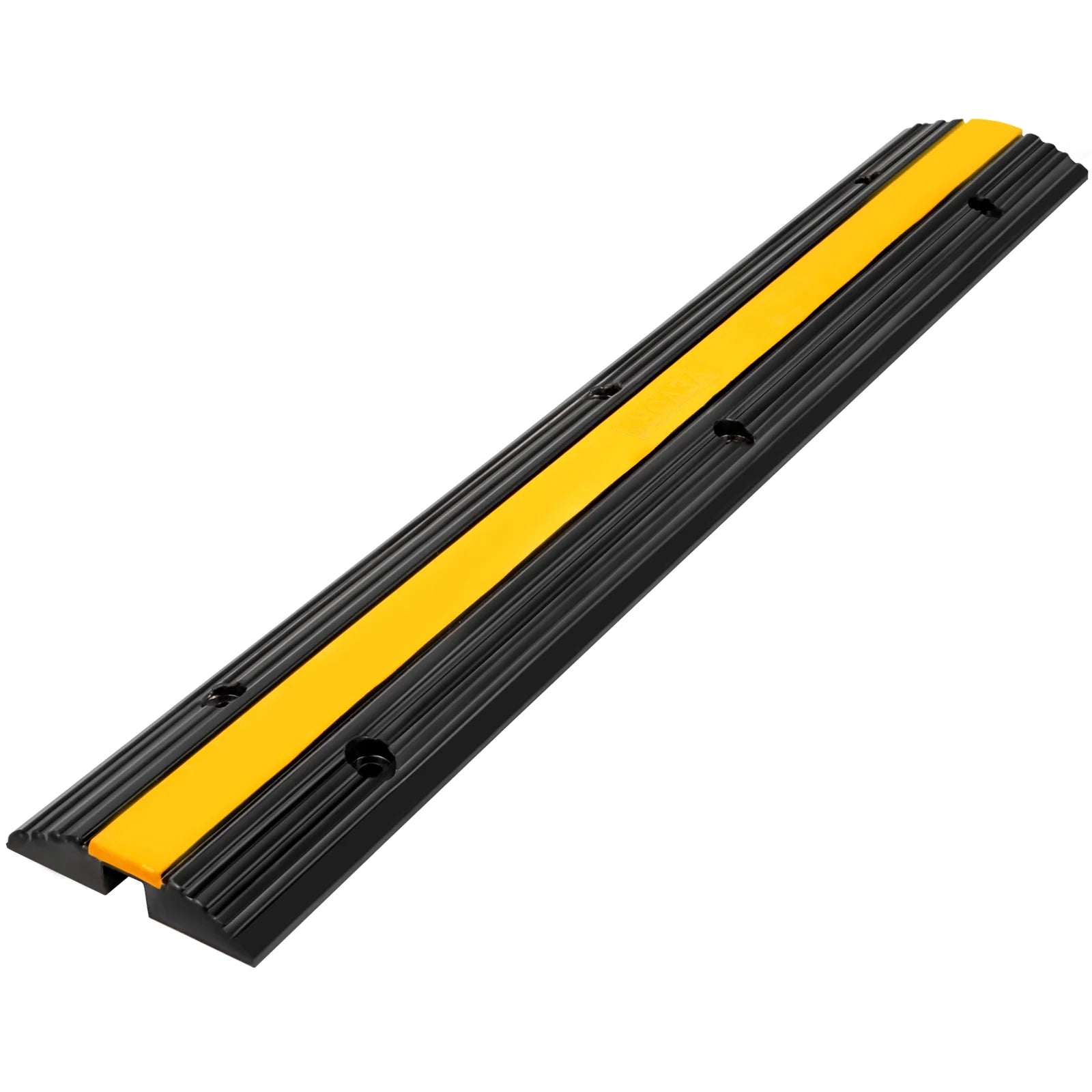 4 Pack 1-Channel Rubber Cable Protector Ramps Heavy Duty L105