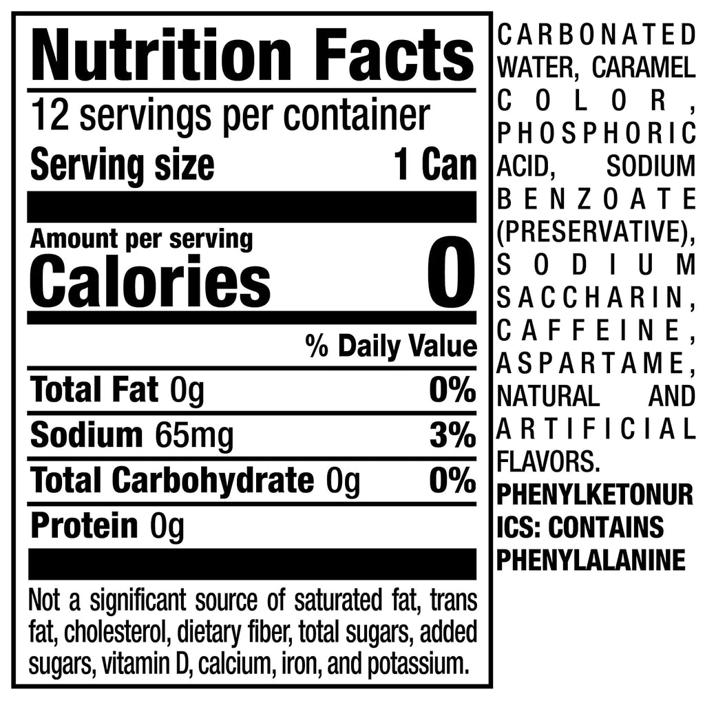12oz Cans Pack of 18 Soda I81250