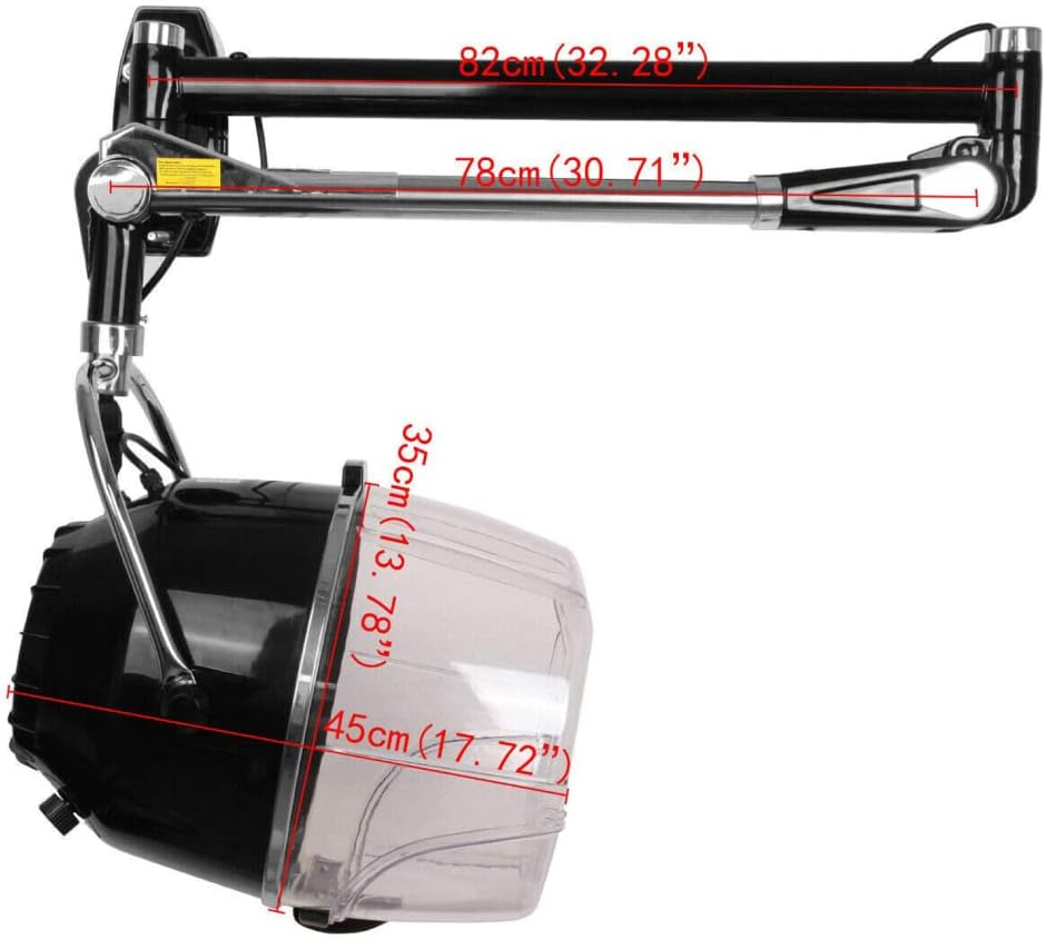Wall Mounted Hair Dryer with Swivel Arm A315