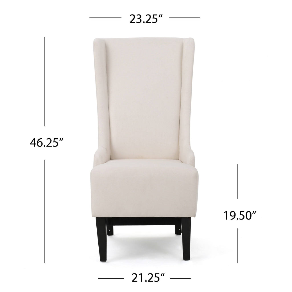 Dark Blue Fabric Dining Chair A21433