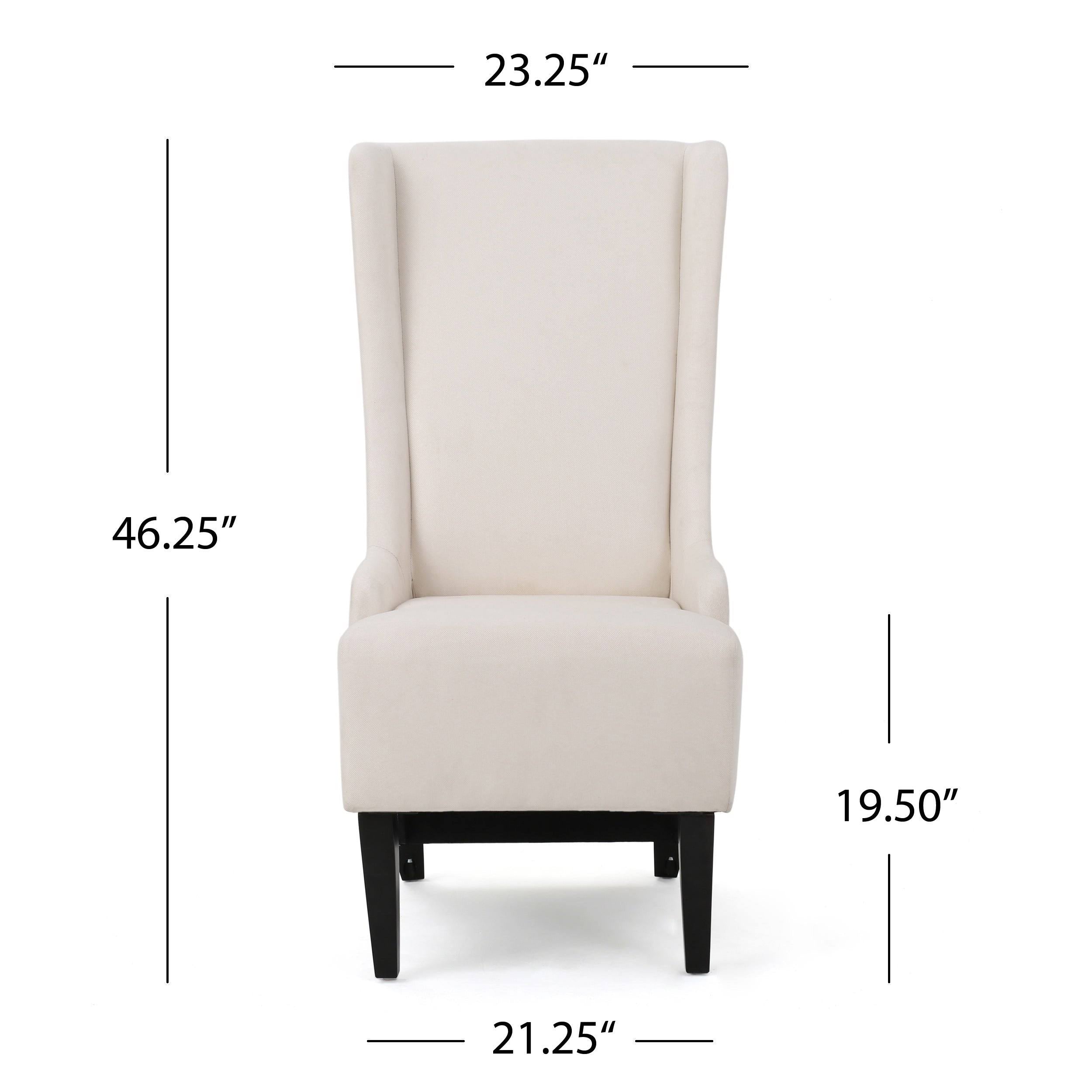 Dark Blue Fabric Dining Chair A21433
