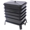 Black 4-Tray 20L Worm Composter N918