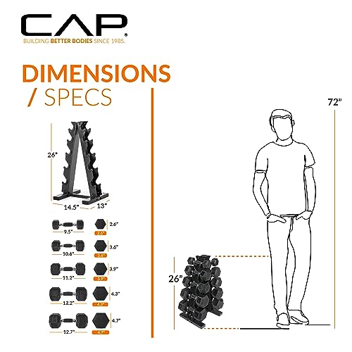 150lbs and 210lbs Dumbbell Set with Rack D756