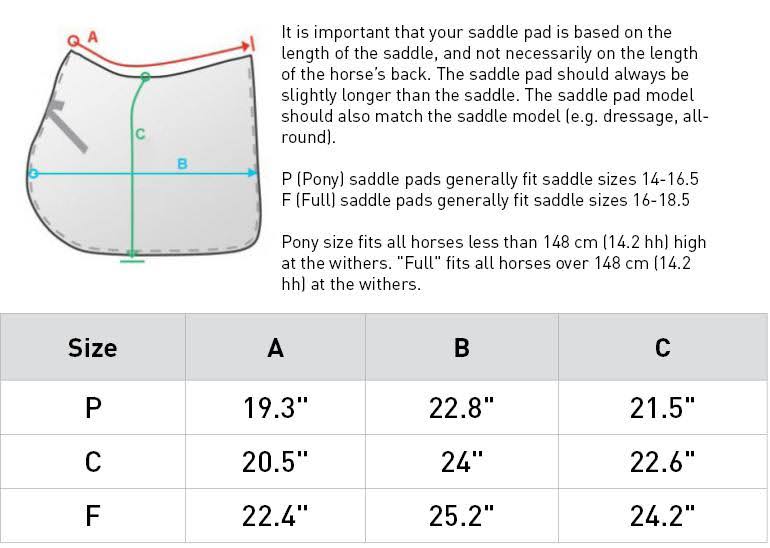 Asphalt Dark Grey Dressage Saddle Pad U374