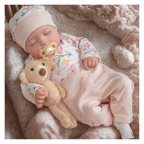 20-Inch Sleeping Soft Body Realistic Newborn Baby Doll V84360