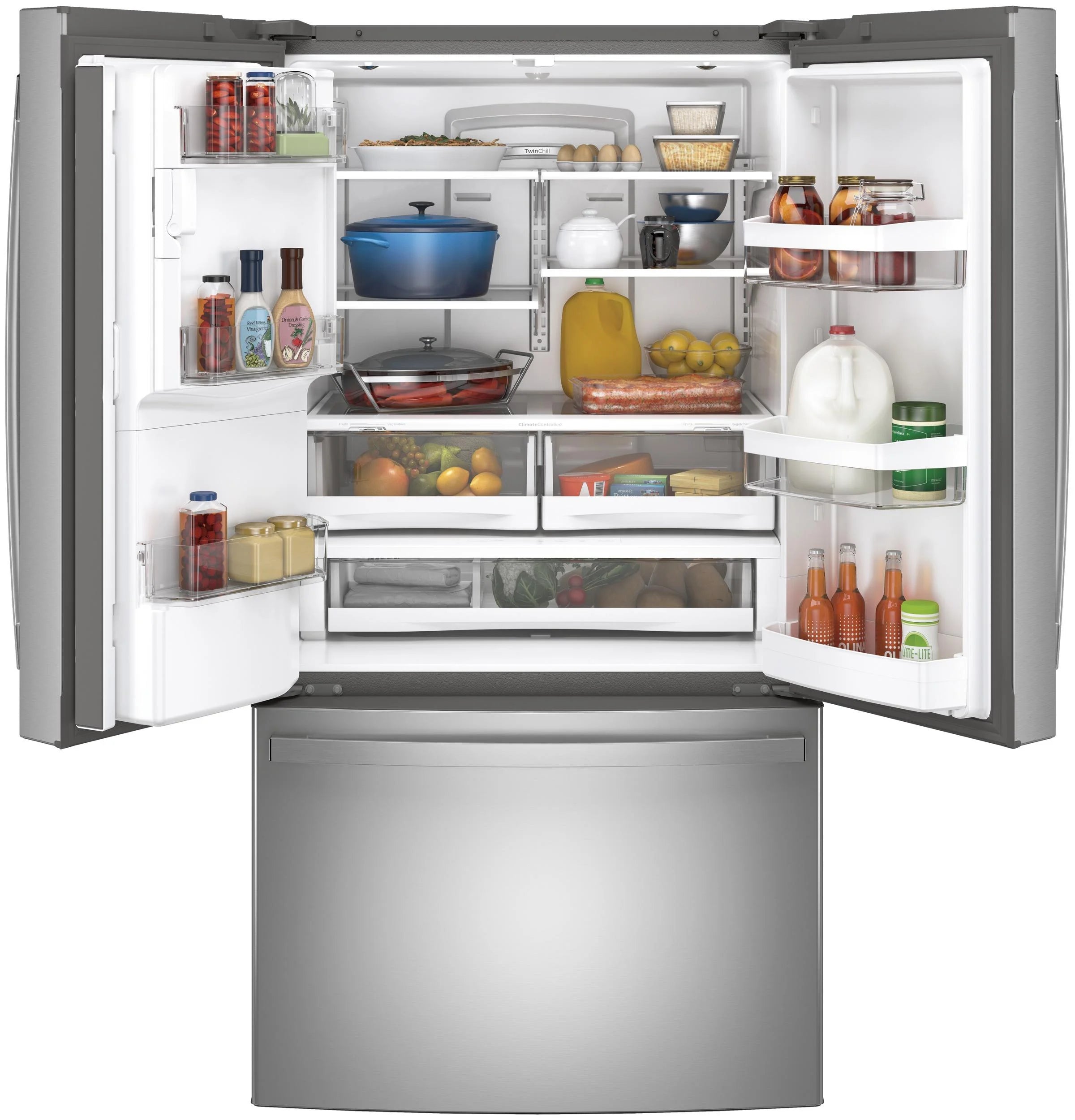 Stainless Steel French Door Freestanding Refrigerator Q731534