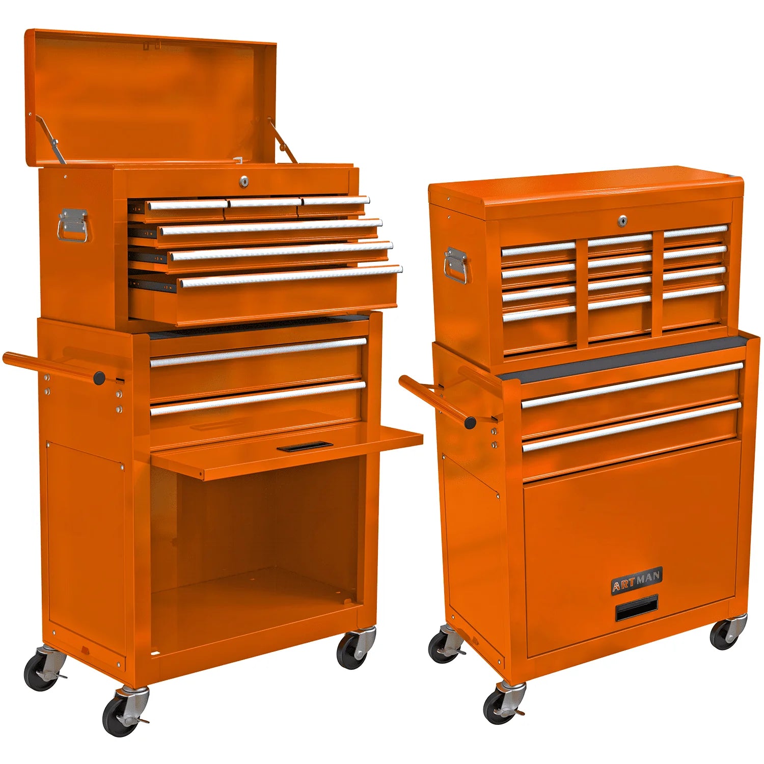 Blue 8-Drawer Rolling Tool Chest with Lock P53182