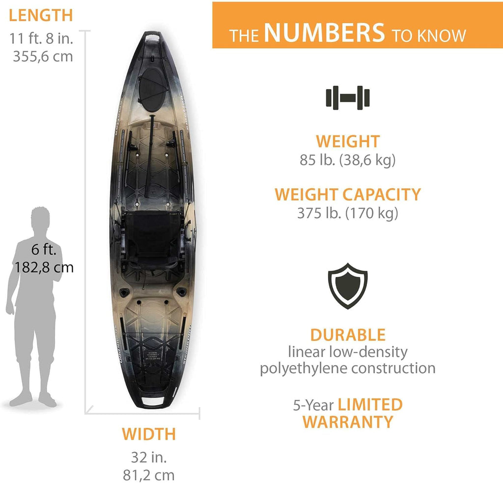 Stealth Pro Angler 118 Fishing Kayak K44129