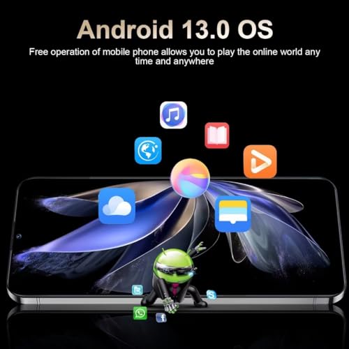 Purple 6.72" 4GB+64GB Unlocked Android Smartphone B80581