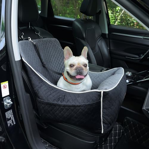 Black Memory Foam Dog Car Seat X854