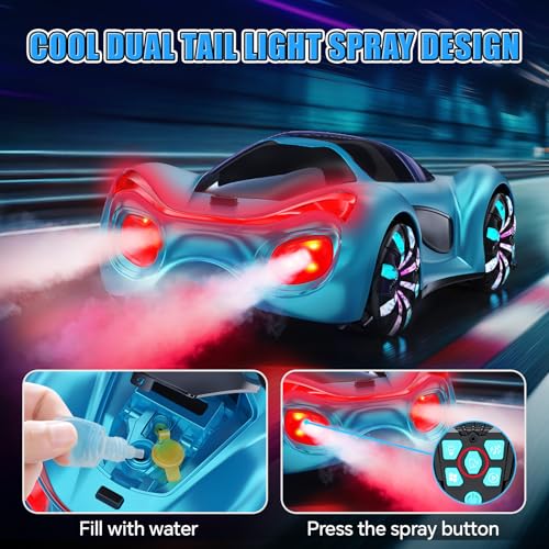 2.4GHz RC Drift Car with Cool Lights, Music & Spray Effects J10819