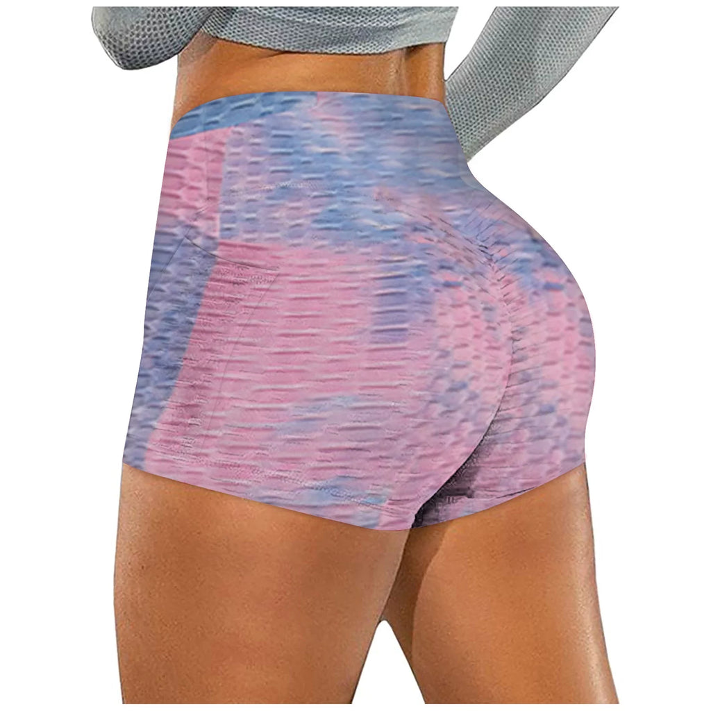 High Waisted Tie-dye Stretch Yoga Leggings T239