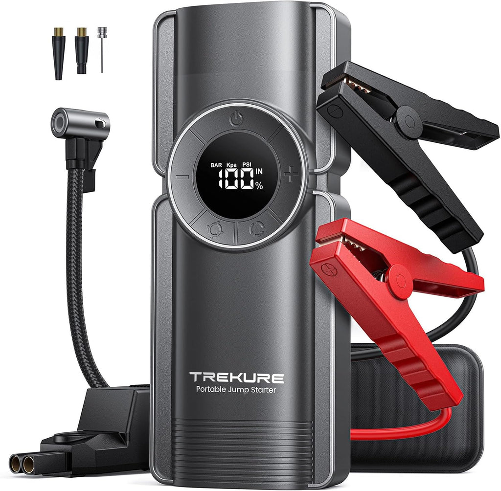 3000A 150PSI Car Battery Jump Starter with Air Compressor Z567