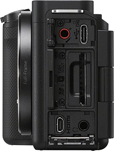Black Full-Frame Mirrorless Vlog Camera Body P883633
