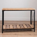 Heather Wood Pallet Console Table U953713