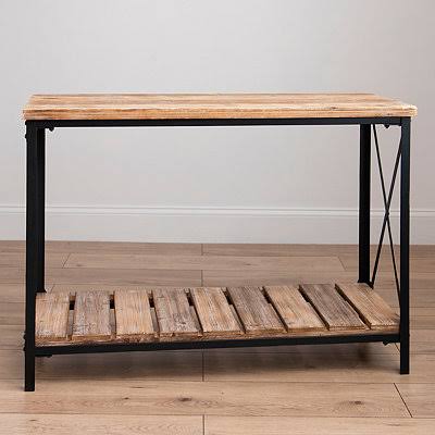 Heather Wood Pallet Console Table U953713