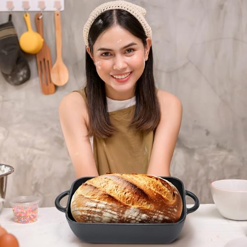 Pre-Seasoned 5.7QT Cast Iron Dutch Oven with Lid E5251