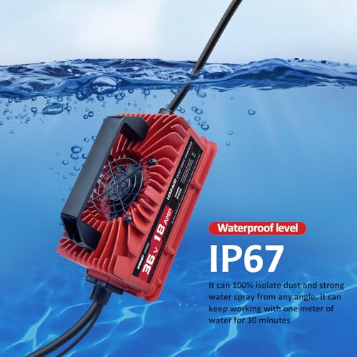 36 Volt 18 AMP Golf Cart Battery Charger with D Style Plug L894650