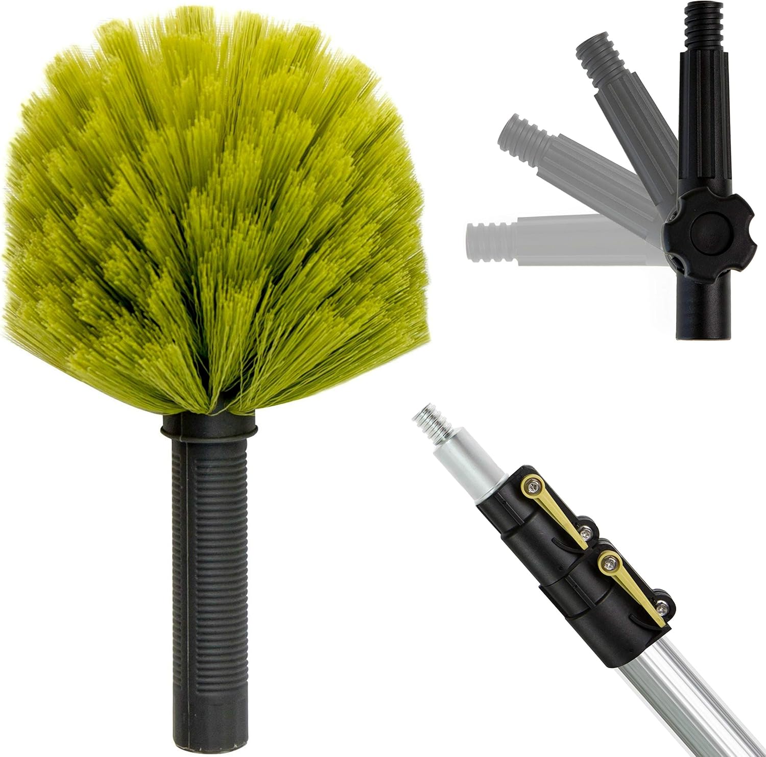 7-30 Foot Telescoping Extension Pole with Cobweb Duster B868038