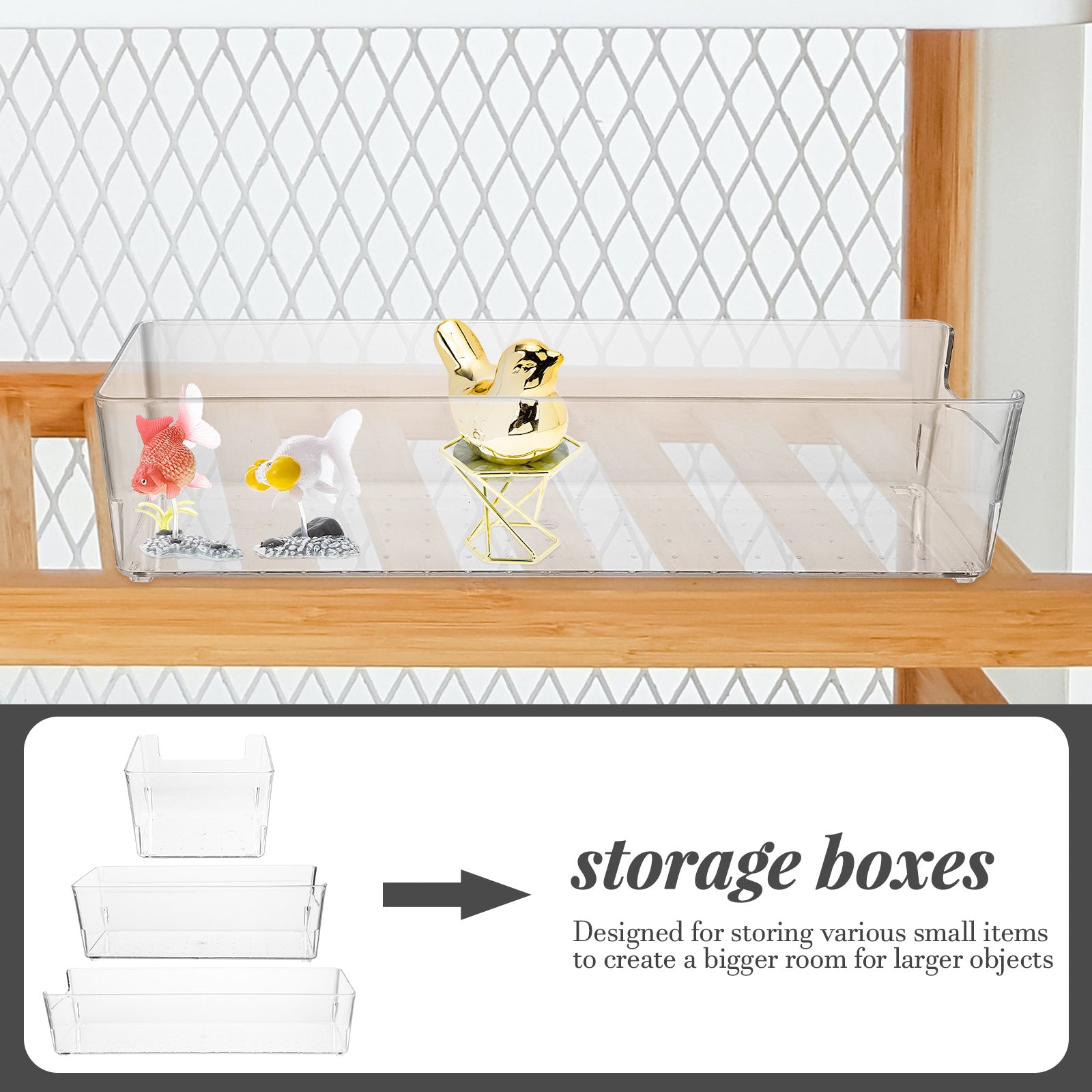 3 Pcs Collapsible Plastic Storage Bins K3498