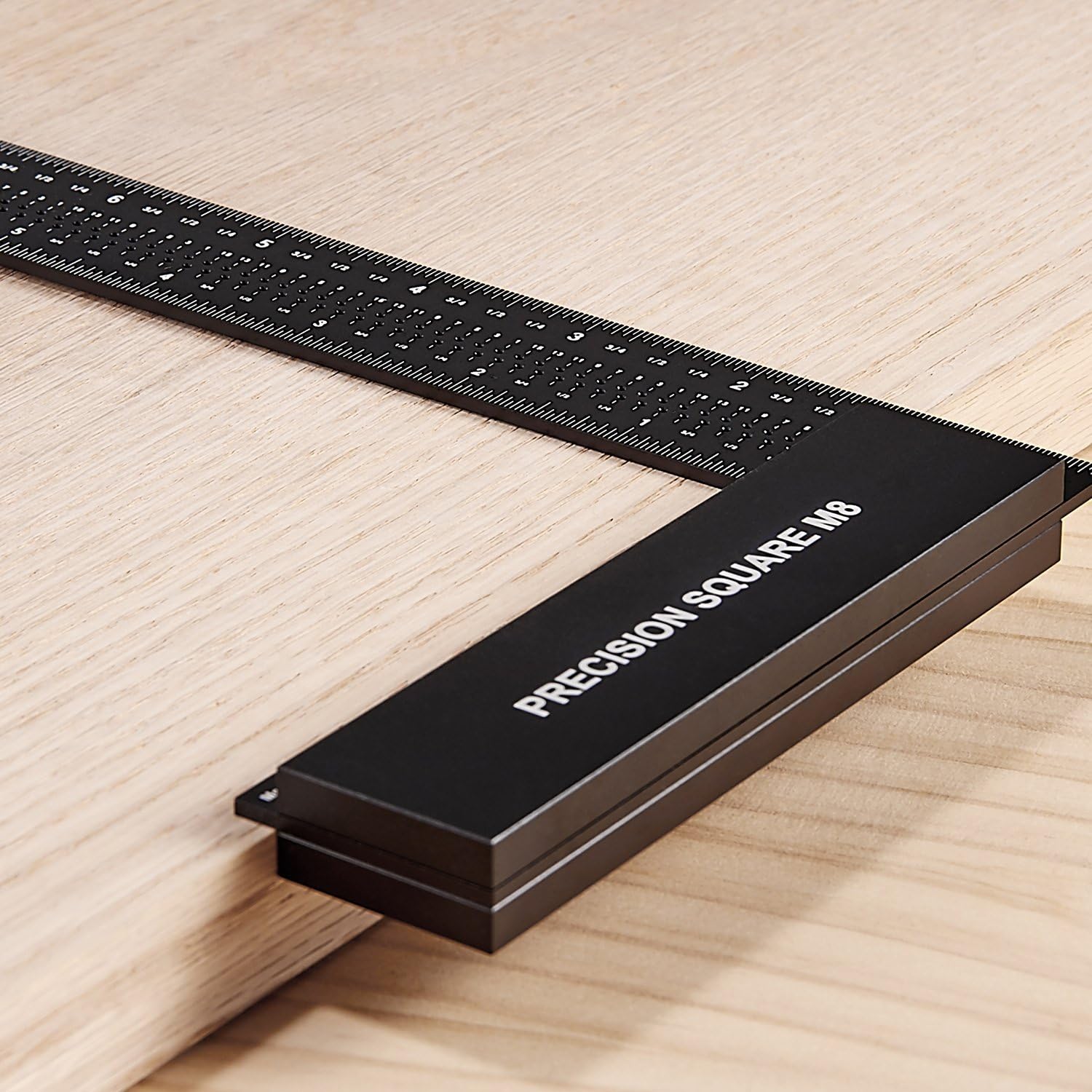 12-inch Aluminum Steel Precision Square Ruler D4787