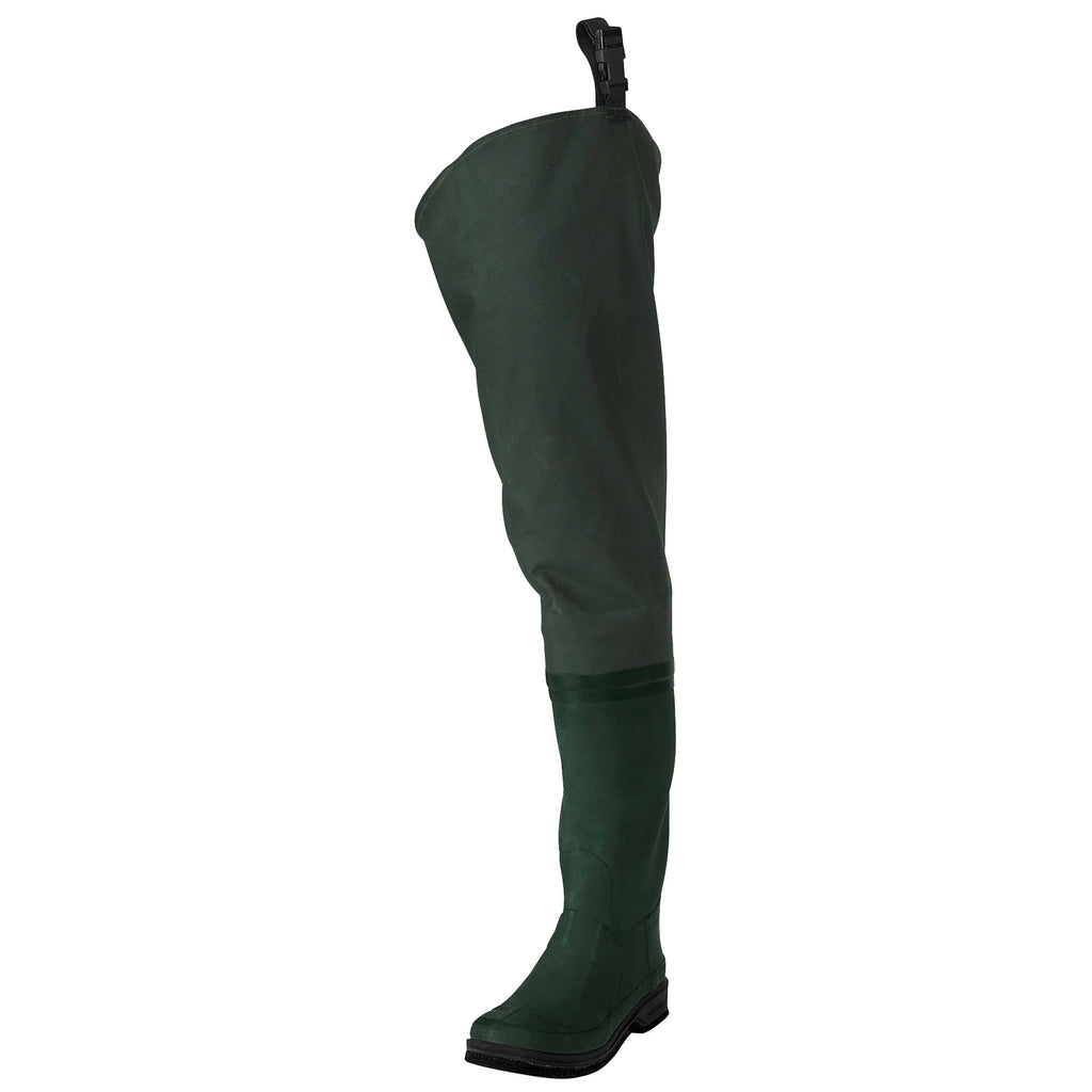 Forest Green 2-Ply Rubber Hip Wader V321