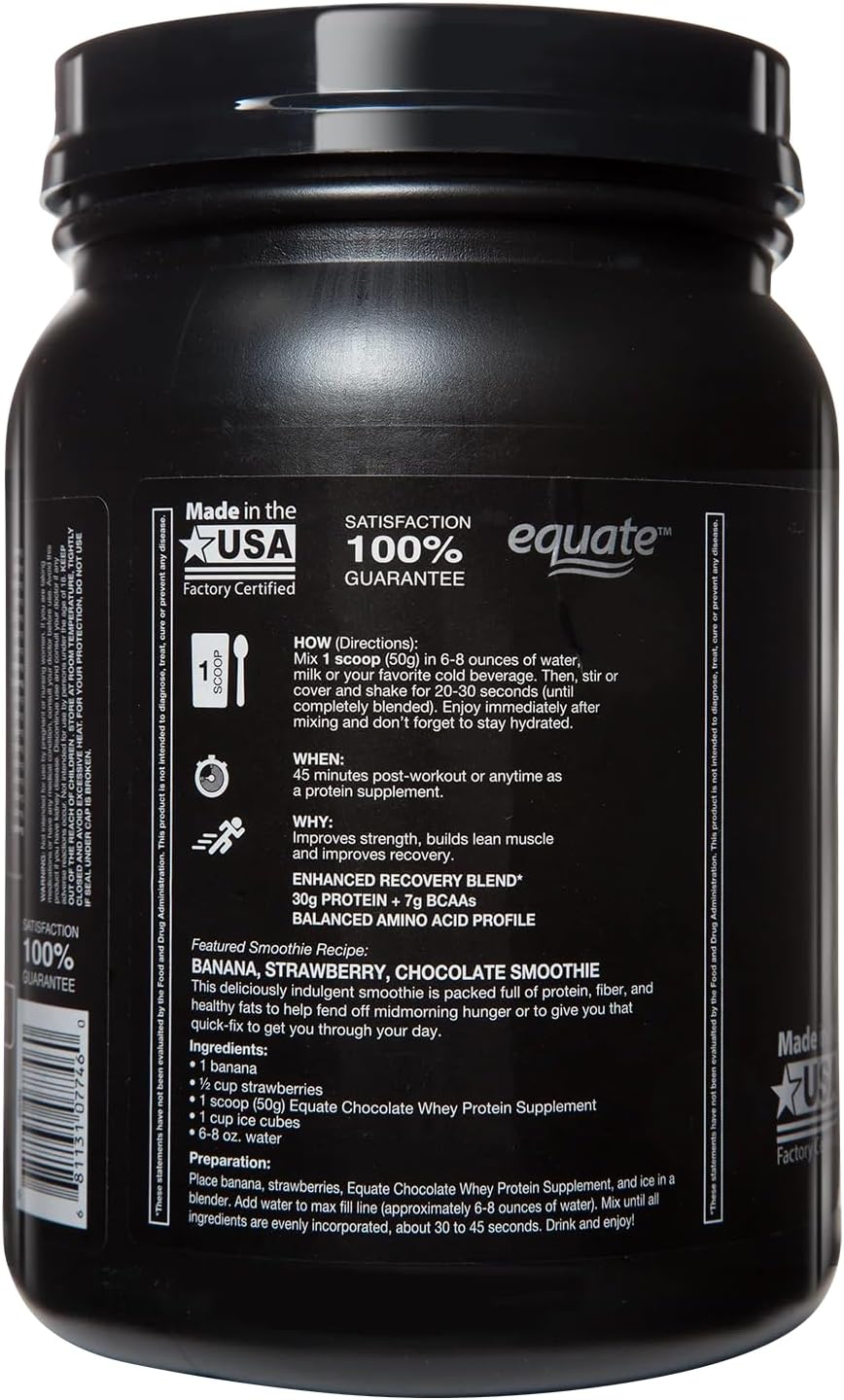 Rich Chocolate Whey Protein Supplement, 32oz W771