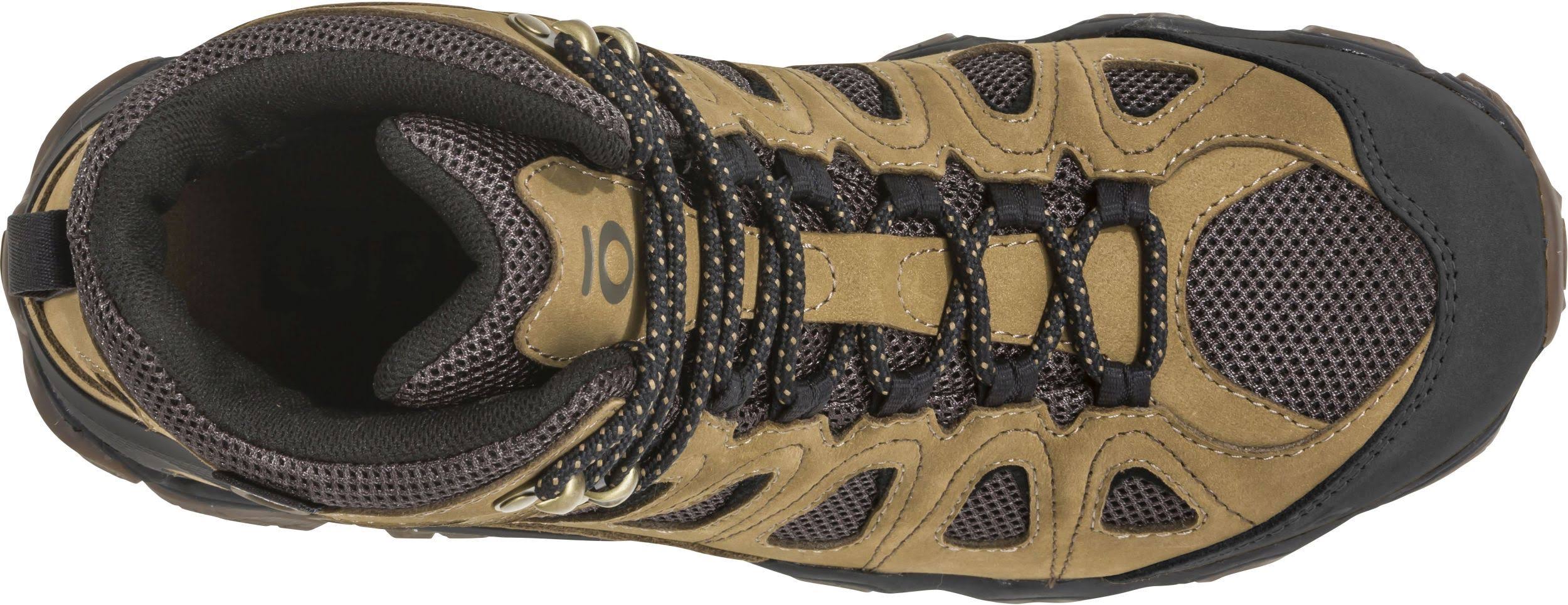 Dark Shadow / Woodbine Green Waterproof Mid Hiking Boots B5844